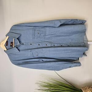 Vintage‎ Nordstrom Men's XX-Large Denim Casual Shirt